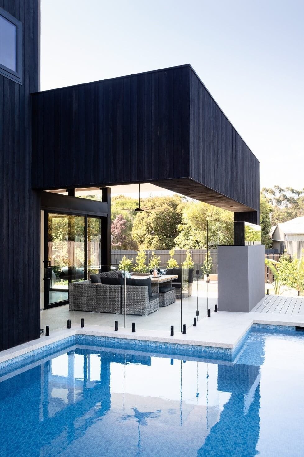 Shui Painting Gallery -  Building Exterior with Glass Fenced Swimming Pool